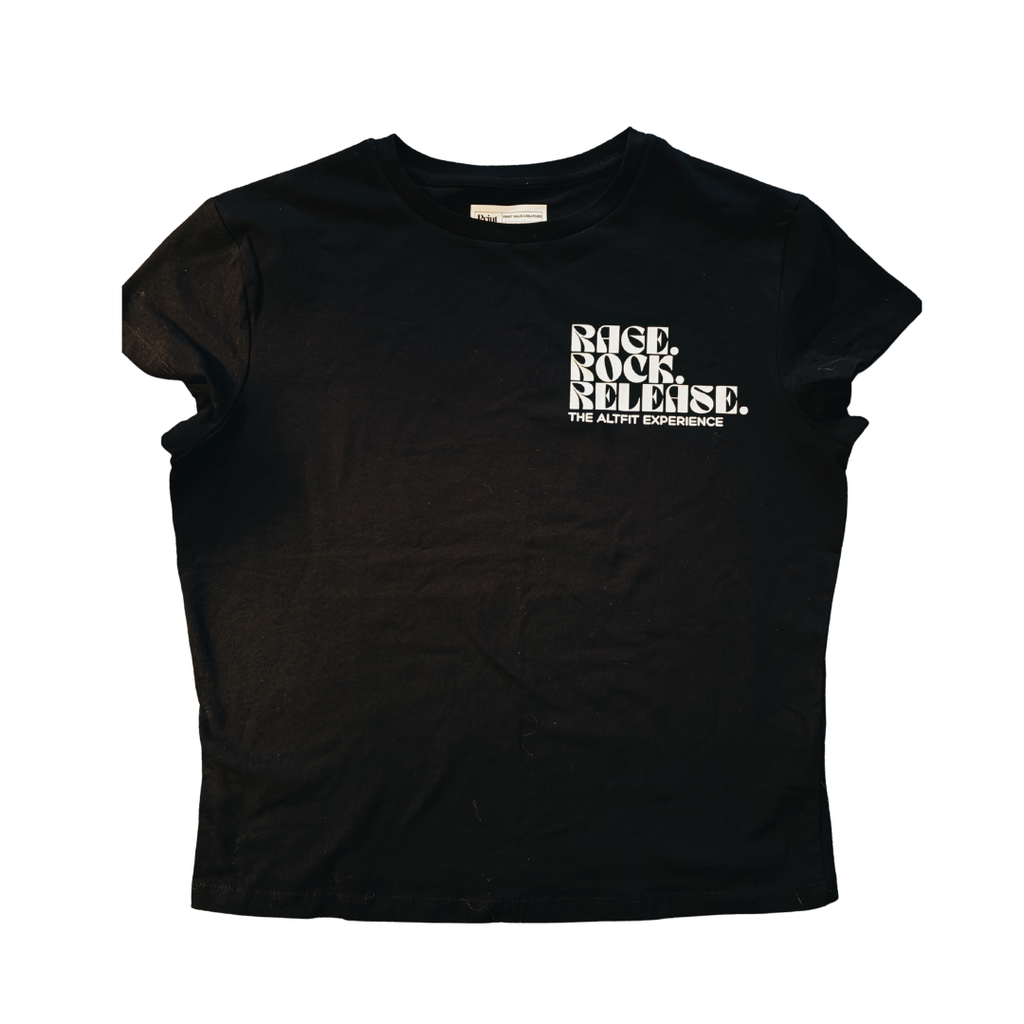 (PRE-ORDER) Rage. Rock. Release. - Cropped Tee